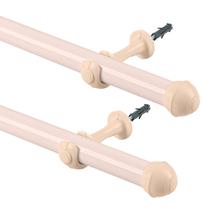 Kit Varão Simples para Cortina de 3 Metros Espessura 28mm Kit Varão Simples para Cortina de 3 Metros Espessura 28mm