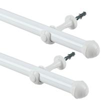 Kit Varão Simples para Cortina de 3 Metros Espessura 28mm Kit Varão Simples para Cortina de 3 Metros Espessura 28mm