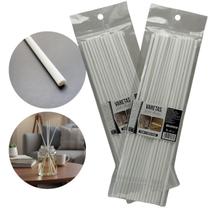 Kit Varetas de Fibra de Algodão Premium para Difusor de Ambiente Branca Preta Kit Varetas de Fibra de Algodão Premium para Difusor de Ambiente Branca Preta
