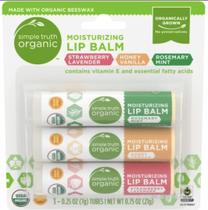 Kit Variado de Bálsamos Labiales Hidratantes SIMPLE TRUTH 3 Unidades
