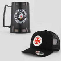 Kit Vasco Caneca Gel e Boné Tucker