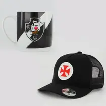 Kit Vasco Caneca Porcelana e Boné Tucker
