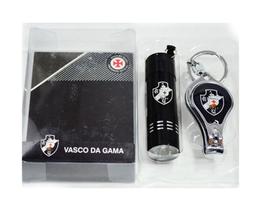 Kit Vasco Com Chaveiro Lanterna e Cortador de Unha