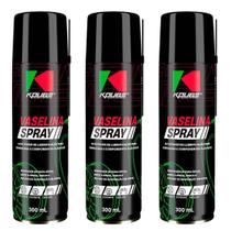 Kit Vaselina Spray 300ml Lubrificação Prova D'água 3 Uni Kit Vaselina Spray 300ml Lubrificação Prova D'água 3 Uni