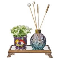 Kit Vasinho Planta Bandeja Madeira E Saboneteira Ou Difusor Kit Vasinho Planta Bandeja Madeira E Saboneteira Ou Difusor