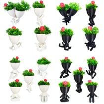 Kit Vasinhos Para 20 Suculentas Robert Bob Planta Decoração