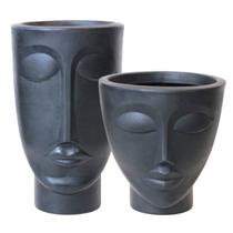 Kit Vaso Face Mulher 25 + Vaso Face Homem 36 Preto NUTRIPLAN