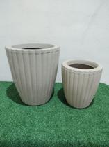 kit vaso para planta coluna grega de polietileno decorativo moderno e leve