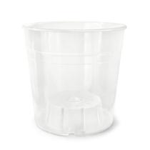kit Vaso Plástico Pote 15 orquídea Transparente com 6 unidades