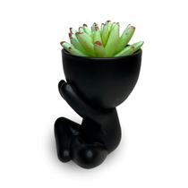 Kit Vaso Robert Porcelana + Suculenta Planta Bbb Criativo Kit Vaso Robert Porcelana + Suculenta Planta Bbb Criativo