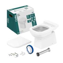 Kit Vaso Sanitário Celite Convencional Elite + Acessórios de Fixação BCO Kit Vaso Sanitário Celite Convencional Elite + Acessórios de Fixação BCO