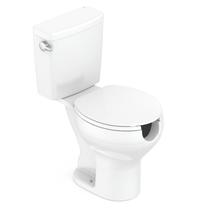 Kit Vaso Sanitário com Caixa Acoplada com Acionamento Lateral e Assento com Abertura Acesso Celite