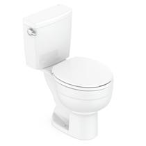 Kit Vaso Sanitário com Caixa Acoplada com Acionamento Lateral e Assento Soft Close com Abertura Aces Kit Vaso Sanitário com Caixa Acoplada com Acionamento Lateral e Assento Soft Close com Abertura Aces