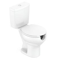 Kit Vaso Sanitário com Caixa Acoplada e Assento com Abertura Acesso Celite