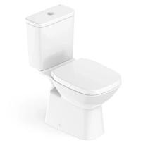 Kit Vaso Sanitário com Caixa Acoplada e Assento Queda Amortecida Debba Classic Roca Kit Vaso Sanitário com Caixa Acoplada e Assento Queda Amortecida Debba Classic Roca