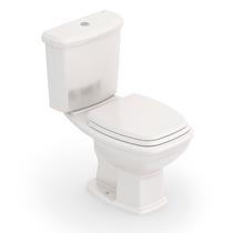 Kit Vaso Sanitário com Caixa Acoplada e Assento Soft Close Fit Plus Celite Bege/Pergamon Brilhante Kit Vaso Sanitário com Caixa Acoplada e Assento Soft Close Fit Plus Celite Bege/Pergamon Brilhante