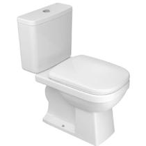 Kit Vaso Sanitário com Caixa Acoplada Quadra 3/6 Litros Branco - KP.211.17 - DECA