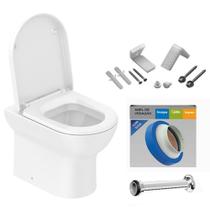 Kit Vaso Sanitário Convencional Roca Nexo Branco C343727000 Kit Vaso Sanitário Convencional Roca Nexo Branco C343727000
