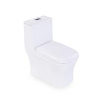 Kit Vaso Sanitário Monobloco Modaza Domus, Duplo Acionamento 3/6 Litros, Branco