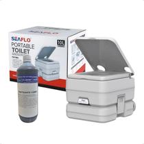 Kit Vaso Sanitário Portátil 10 Litros Seaflo + Sanitizante