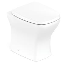 Kit Vaso Sanitário Rimless com Assento PP Softclose Vip Celite Branco/Brilho