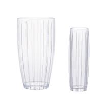 Kit Vaso Solitário 6cmx18cm + Vaso Decorativo 12,5 X 22c Liv
