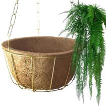 Kit Vaso Suspenso Plantas Fibra De Coco Tamanho Gigante Kit Vaso Suspenso Plantas Fibra De Coco Tamanho Gigante
