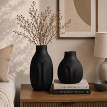 Kit Vasos Japandi Duo Essence CPC Home Decor