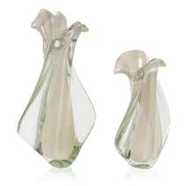 Kit Vasos Murano Twisted Champanhe "P" e "G" Kit Vasos Murano Twisted Champanhe "P" e "G"
