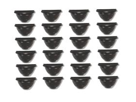 Kit Vasos Plantas 24 Peças Vaso Meia Lua Enfeite Jardim Casa