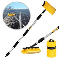 Kit Vassoura Extensível Com Engate Rápido Para Limpeza De Placa Solar Vonder