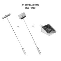 Kit Vassoura Piaçava, Pá Cinza, Rodo de Limpeza Fornos, In Kit Vassoura Piaçava, Pá Cinza, Rodo de Limpeza Fornos, In