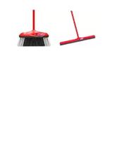 Kit Vassoura V-9 + Rodo De 60 Cm Da Condor Sem Cabo Kit Vassoura V-9 + Rodo De 60 Cm Da Condor Sem Cabo