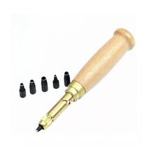 Kit Vazador Tecido Manual Couro 6 Medidas Rotativo