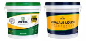 Kit Vbrasil Em Pó 3kg + Vedalaje Liquido 3,2l