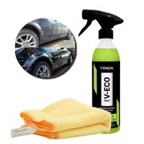 Kit Veco 500ml Vonixx + Pano Microfibra Cadillac 40 x 40 - Lavagem a Seco Kit Veco 500ml Vonixx + Pano Microfibra Cadillac 40 x 40 - Lavagem a Seco