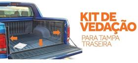 Kit Vedacao Agua Poeira Tampa Cacamba Amarok 10/21 /Hilux
