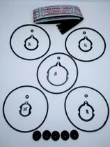 Kit Vedação Borracha Parafuso Fogão Cooktop Fischer 5q 1642