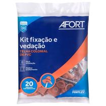 Kit Vedação Fixação Colonial de PVC - caixa com 20 Peça(s)