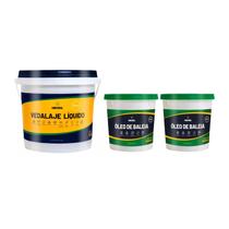 KIT Vedalaje 3,2 Litros Impermeabilizante + 2 Óleo De Baleia 900ml