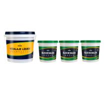 KIT Vedalaje 3,2 Litros Impermeabilizante + 3 Óleo De Baleia 900ml