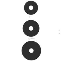 Kit Vedante em Borracha Nitrilica para Registros e torneiras Censi Kit Vedante em Borracha Nitrilica para Registros e torneiras Censi