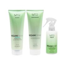 Kit Veganissima Shampoo Balance 240ml + Condicionador 230ml + Leave-in 200ml - K.pro