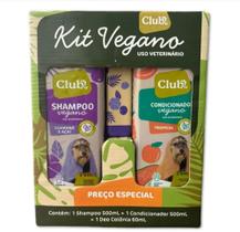 Kit Vegano Shampoo 500ml + Condicionador 500ml + Deo Colônia 60ml Club Pet Kit Vegano Shampoo 500ml + Condicionador 500ml + Deo Colônia 60ml Club Pet