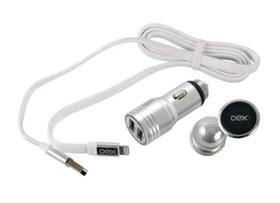 Kit Veicular Carregador Lightning Suporte Prata