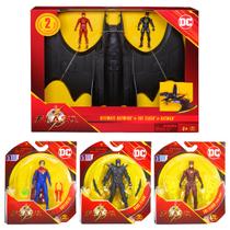 Kit Veículo Asa De Morcego Com 5 Bonecos 10Cm - The Flash 2023 - Sunny Brinquedos