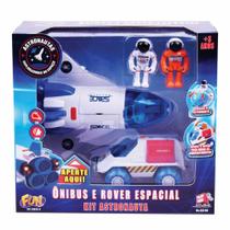 Kit Veículos e Mini Bonecos - Astronautas - Ônibus e Rover Espacial - Fun Divirta-se