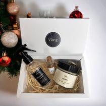 Kit Vela Aromática E Home Spray Lavanda/bamboo Presente Vòng