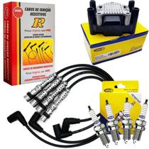 Kit Vela Cabo Bobina Ignição Gol G4 G5 Fox Voyage 1.0 1.6 8V