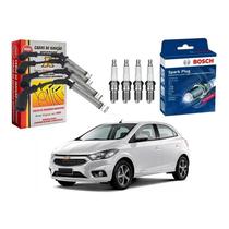 Kit Vela Cabo Bosch Onix 1.0 Flex 2016 A 2019